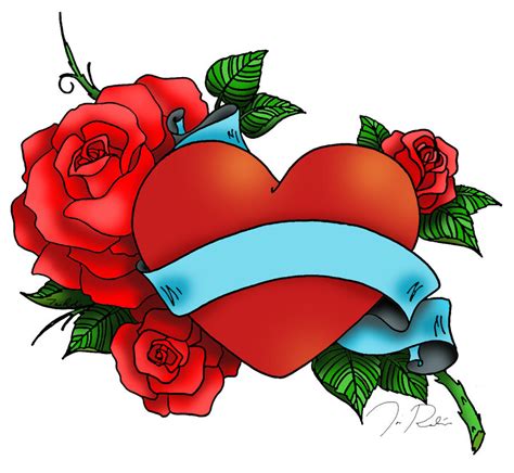 View Heart And Rose Drawing Images Special Image