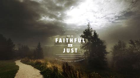 Wednesday Wallpaper: Faithful and Just - Jacob Abshire