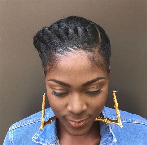 Adding hair to this hairstyle allow you to ability experiments with colors. 35 Natural Braided Hairstyles Without Weave For Black Girls
