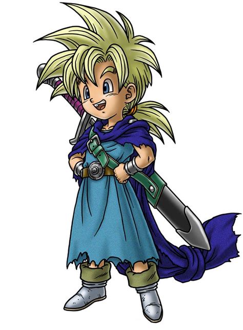 Heros Son Parry Characters And Art Dragon Quest V Hand Of The Heavenly Bride Dragon Quest