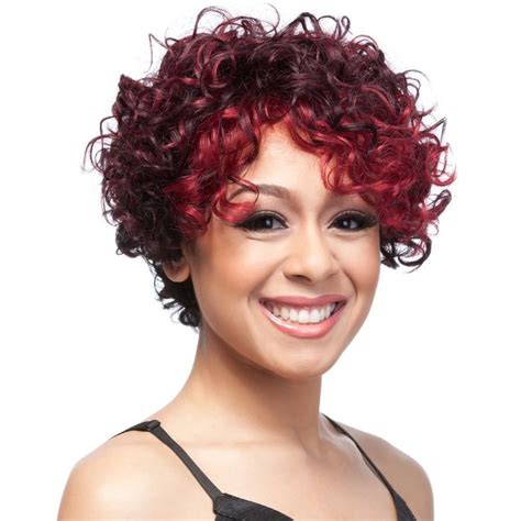 Synthetic short wigs for women black curl hair with side bangs hairstyle. Cheap Afro Kinky Curly Synthetic Wig With Bangs Synthetic ...