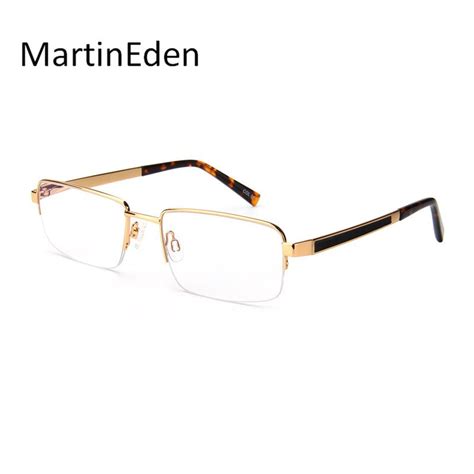 High Quality Fashion Rimless Gold Reading Glasses Men Glasses For Sight Reading Mens Diopter 1
