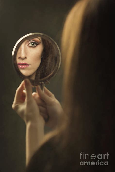 Woman S Face In The Mirror Photograph By Amanda Elwell Pixels