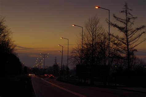 Free Images Street Lamp Lighting Cars Night Twilight Evening