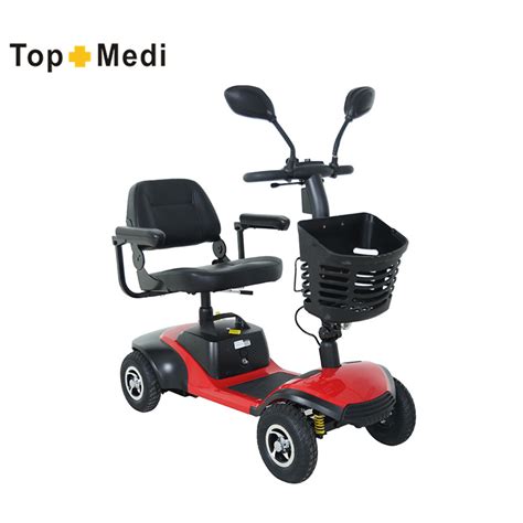 Handicapped Electric Mobility Disabled 4 Wheel Scooter For The Elderly