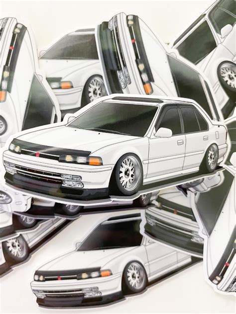 Jdm Honda Accord Cb7 Vinyl Stickers Etsy