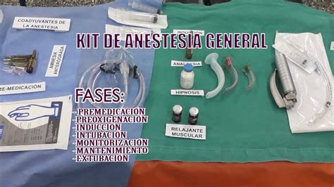 Kit De Anestesia General Youtube