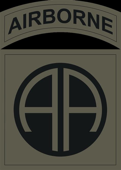 82nd Airborne Logo Vector 82ndpatch Subdued By Jbraden37 756x1058 For