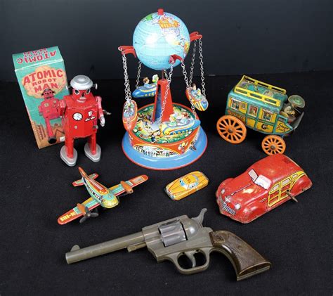 Vintage Tin Litho Toys And Other Late 40s 50s 80s Curiosities East