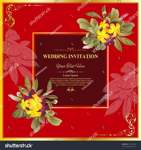 Edit Vectors Free Online Wedding Card Shutterstock Editor