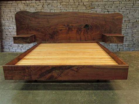 Easy diy wooden bed frame platform made from framing lumber. Make Floating Bed Frame California King Bed | Bed frame ...
