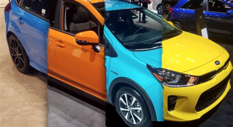Different black colors for cars. Local Color: Unusual Paint Hues at the 2018 Chicago Auto ...