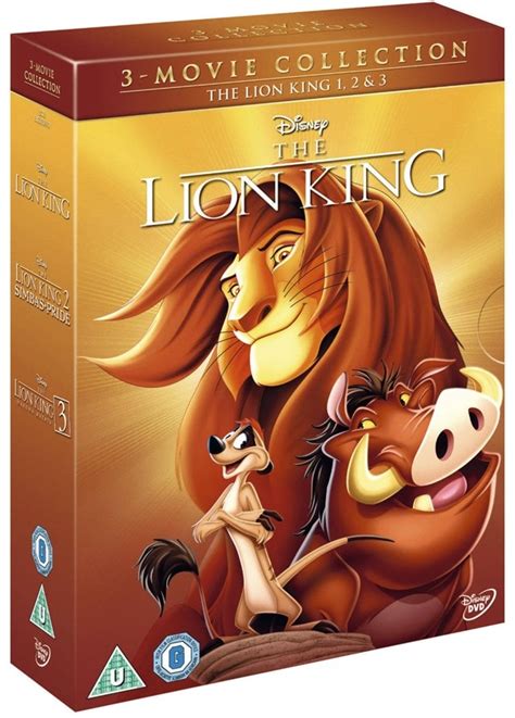 The Lion King Trilogy Dvd Box Set Free Shipping Over Hmv Store