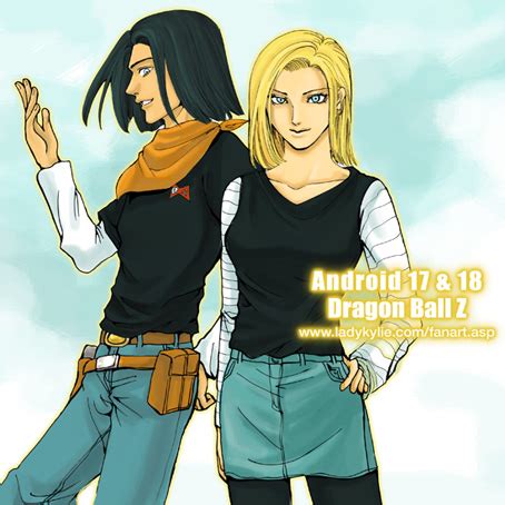 From general topics to more of what you would expect to find here. Android 17 and 18 in DBZ. by ladykylie on DeviantArt