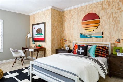 Twin beds, a diy wall basektball hoop and classic. 20 Awesome Kids' Rooms With Neutral Colors