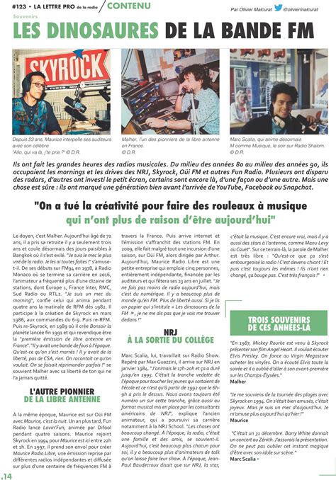 Maurice Radio Libre on Twitter: "Merci à @oliviermalcurat @LaLettrePro