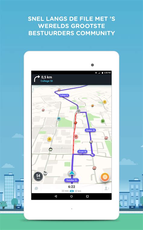 Waze Gps Kaarten Verkeersinfo And Live Navigatie Android Apps Op
