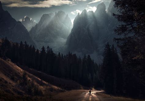Sfondi Luce Del Sole Paesaggio Foresta Montagne Italia