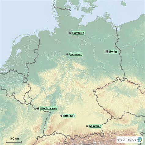 Wenn sie auf einen landkreis auf der karte klicken, wird ihnen die entsprechende warnung angezeigt. StepMap - Wie ist das Wetter heute in Deutschland ...