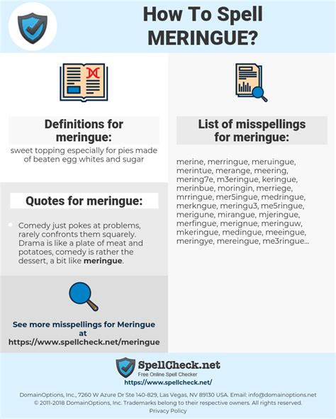 When your financial goals feel like a distant dream, it may be because you do not have the magnetic power to attract wealth and prosperity. How To Spell Meringue (And How To Misspell It Too ...