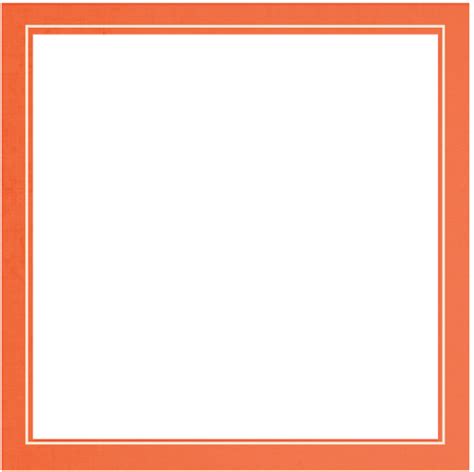 Square Orange Frame Png Photo Png All Png All