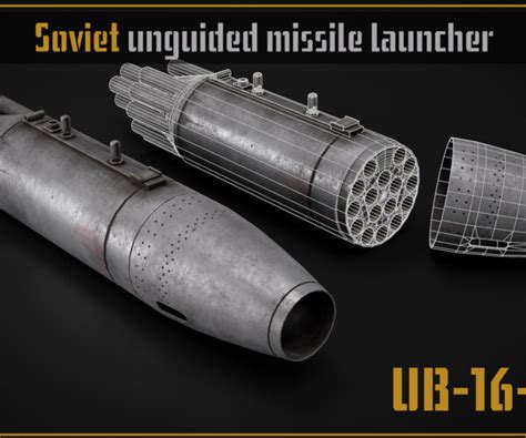 Artstation Game Ready Model Of Soviet Ub 16 57kv Unguided Missile