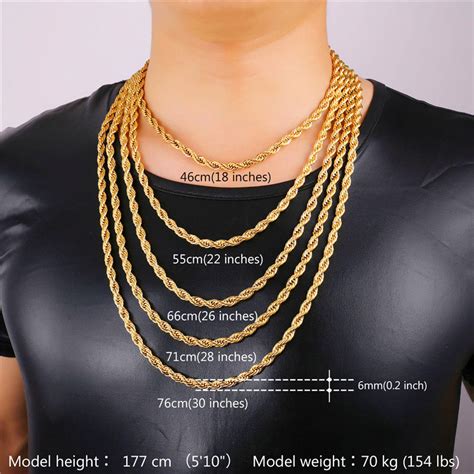 Rope Chain 5mm 2019 Two Tone Chain Goldsilver Jewelrify