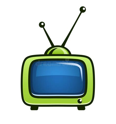 Vintage Tv Set Vector Clipart Stock Vector Illustration Of Electric Television 29102114