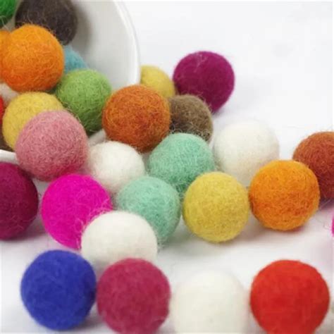 Buy Pinjeas 2cm Nepal Wool Ball 120 Multicolour Felt