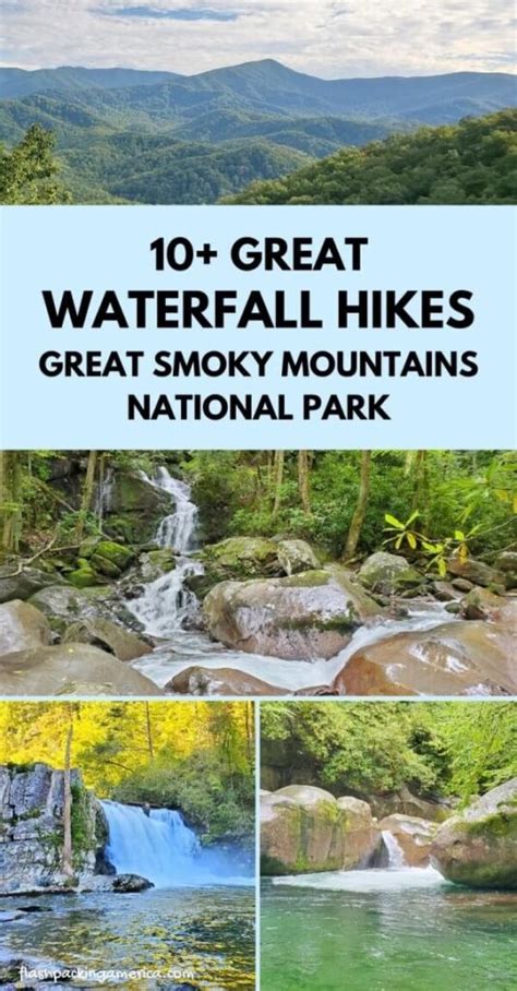 The Great Waterfall Hikes In Great Smoky Mountains National Park With