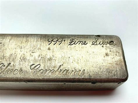 Extremely Rare Vintage Silver Bar 100 Oz 999 Fine Republic Silver Com