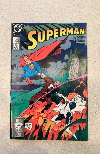 Superman 23 1988 Mike Mignola Banshee Cover And Art Roger Stern Story
