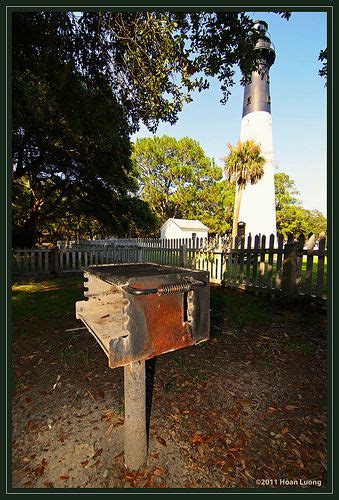 Bbq Grill For Cabin 2 Hunting Island Lighthouse In Background