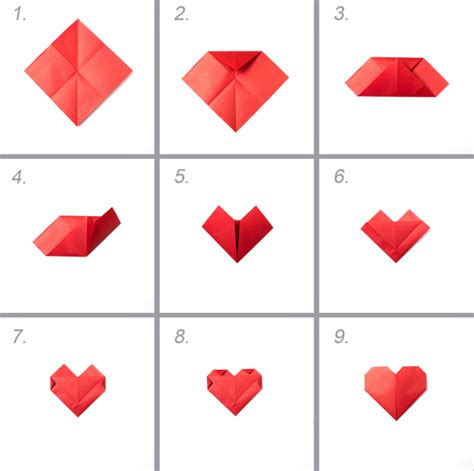 Two Ways To Fold An Origami Heart Card For Valentines Origami De Amor