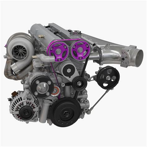 3d Toyota Engine 2jz Gte Turbosquid 1274111