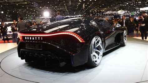 Bugatti La Voiture Noire Debuts In Geneva Most Expensive New Car Ever