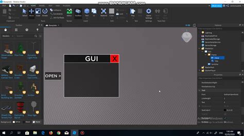 Roblox Studio How To Do A Open Close GUI Tutorial YouTube