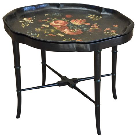 Make sure you pick the right model (left or the able tray from able lift is a 360 degree rotating lift chair table that can be used with chairs, sofas. Victorian Black Papier Mâché Tray Table at 1stdibs