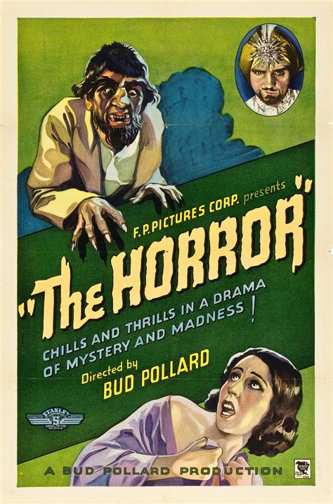 Pin On 20s 30s And 40s Horror Thriller And Sci Fi Movie Posters