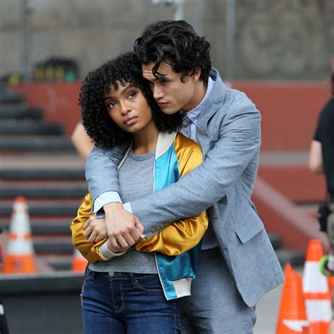 Overall, i would say that the sun is also a star wasn't what i was expecting, for better or for worse. YARA SHAHIDI on the Set of The Sun Is Also A Star in New ...