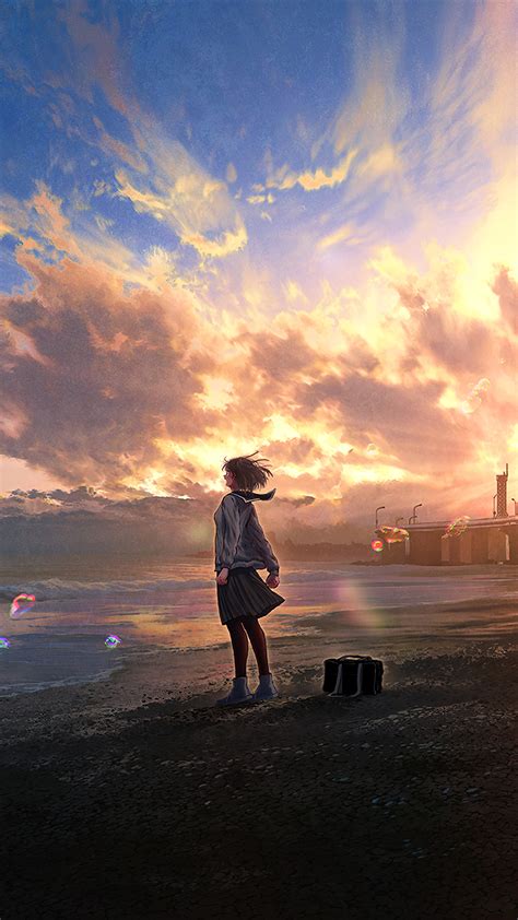 Check spelling or type a new query. Beautiful Anime Sunset Wallpaper