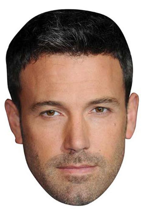Ben Affleck VIP Celebrity Cardboard Cutout Face Mask