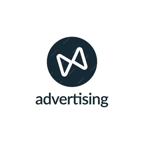 Premium Vector Advertisement Logo Design Vector Template