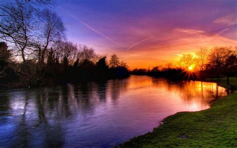 River Sunset Wallpapers Wallpaper Cave