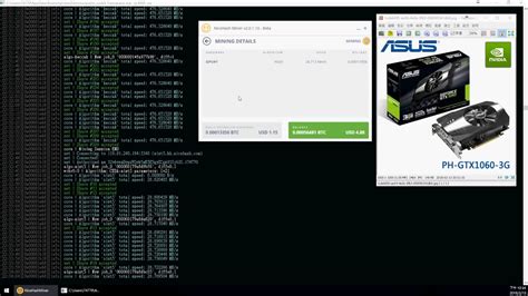 Hashing power is the measure of mining performance your gpu or cpu has with any given coin algorithm. NiceHash Miner ASUS PH-GTX1060-3G(Nist 28.0 Mh/s) - YouTube
