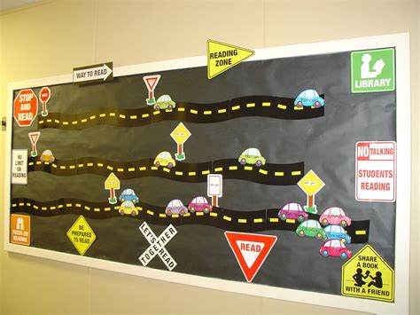 I Gave Each Student A Car And Used Road Signs For Reading Counts Points