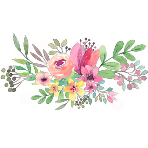 Find & download free graphic resources for watercolor flowers. ftestickers watercolor flowers floralswag pink...