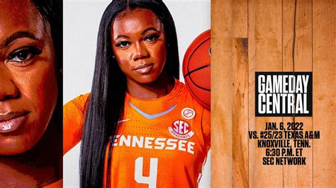 7 Tennessee Lady Vols Basketball Hosts 25 Texas Aandm Thursday