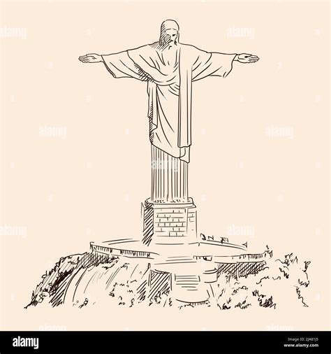 Aggregate More Than 109 Christ The Redeemer Drawing Super Hot Seven