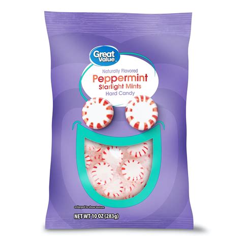 Great Value Peppermint Starlight Mints Hard Candy 10 Oz